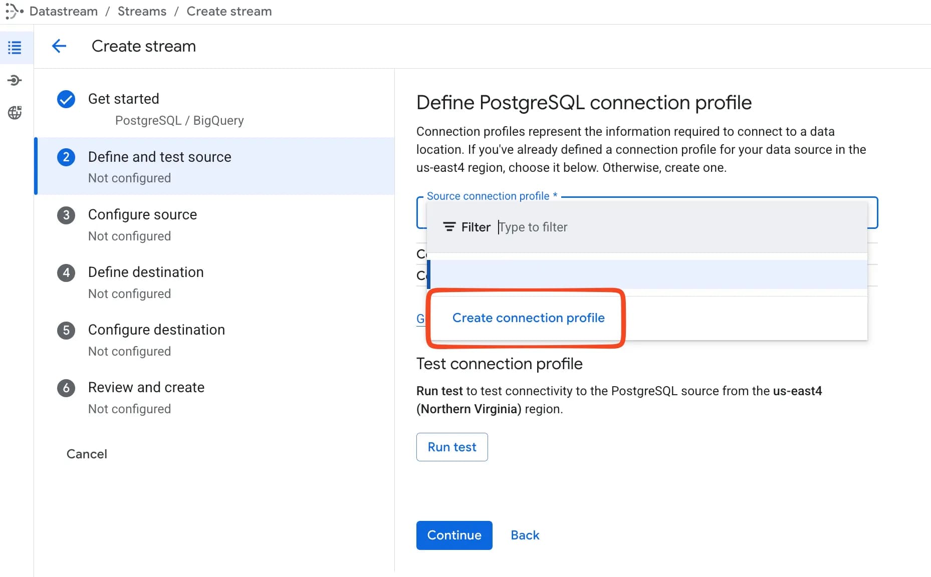 11.20 Create connection profile