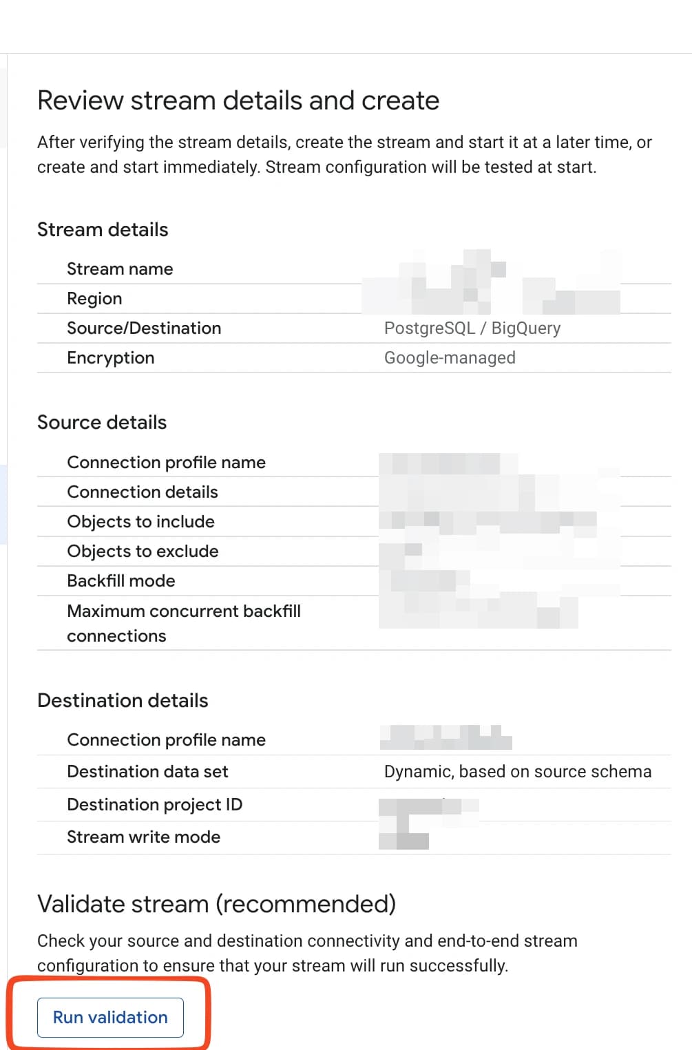 11.36 Run validation