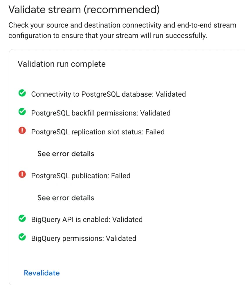 11.37 Validate stream