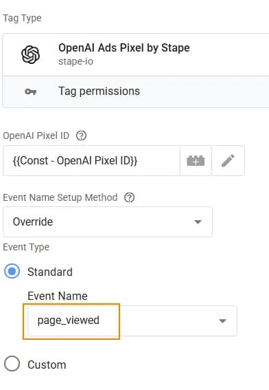 12.21 OpenAI page viewed tag