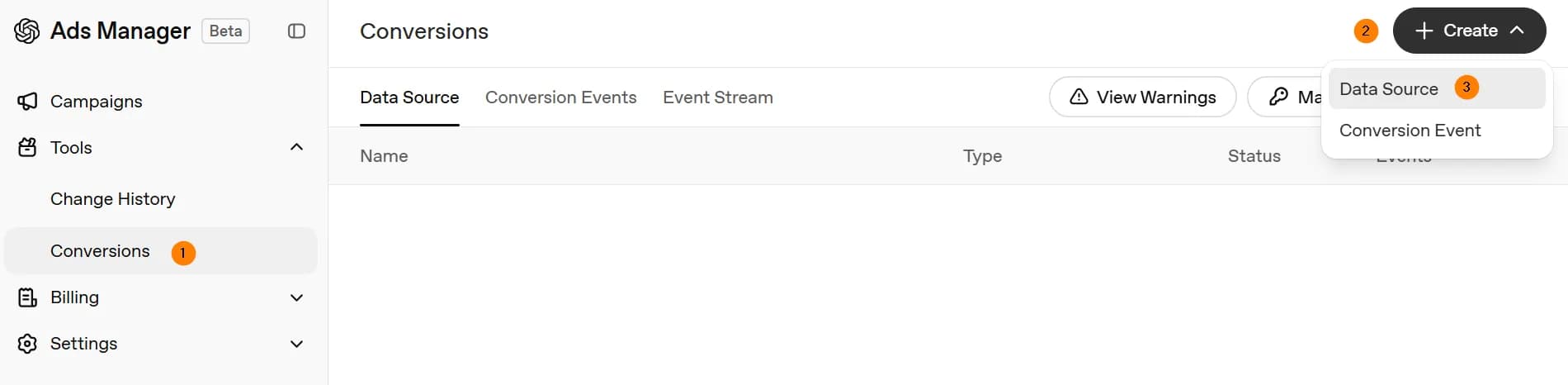 12.2 OpenAI conversions tools menu