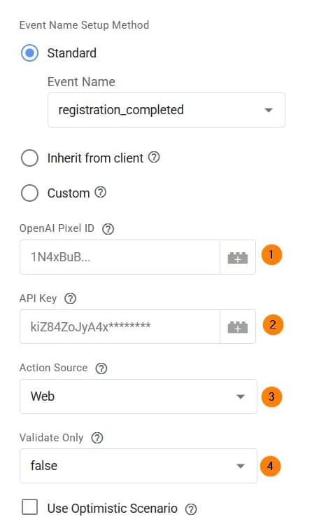 12.37 Server OpenAI tag configuration