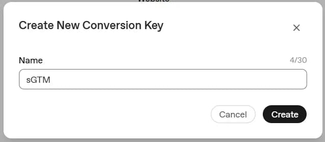 12.39 Create new conversion key