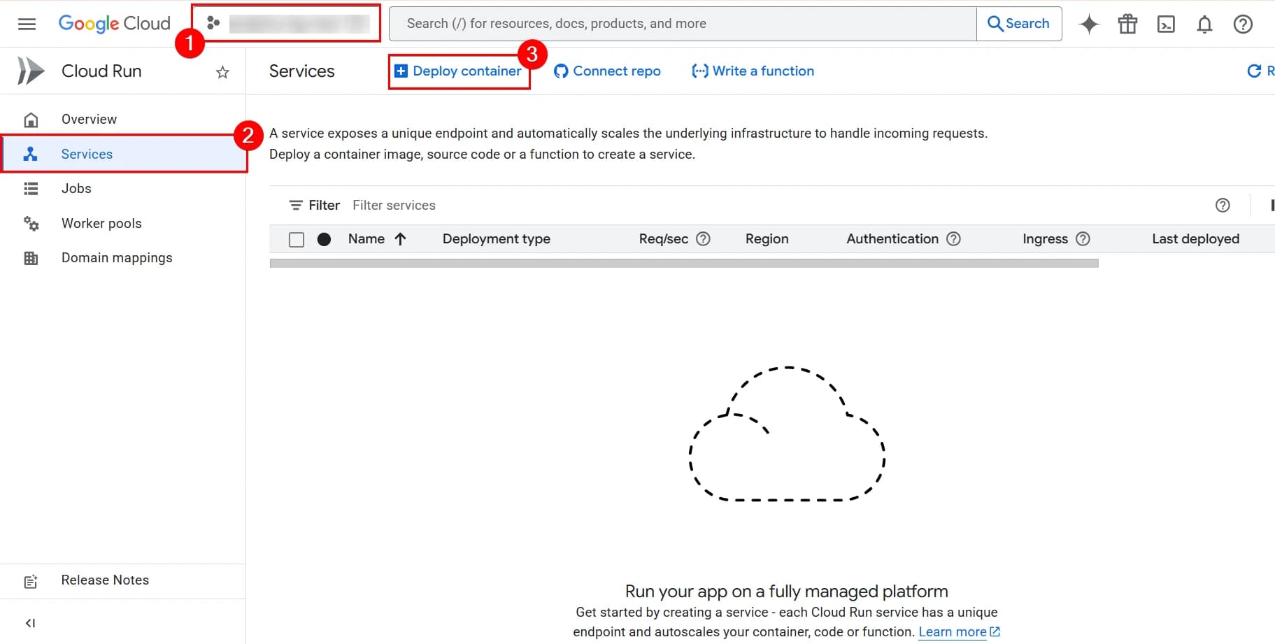 9.1 Deploy Container