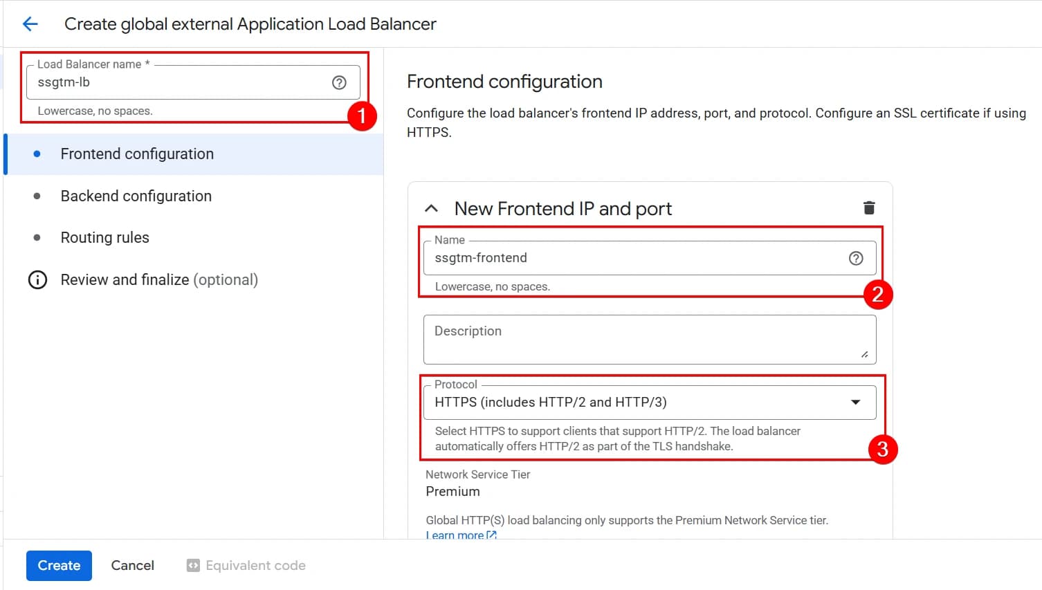 9.20 frontend configuration