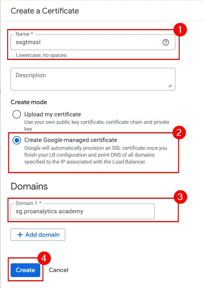9.24 Google-managed certificate