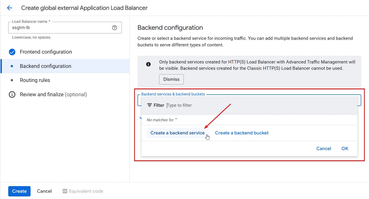 9.26 Create a backend service