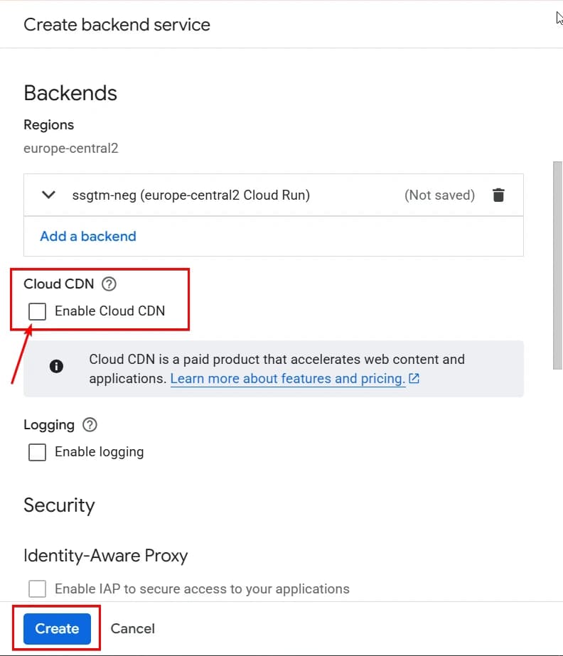 9.29 Enable Cloud CDN