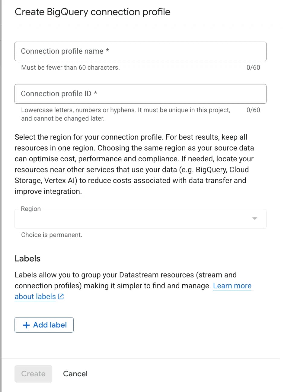 11.32 Setup BigQuery connection profile