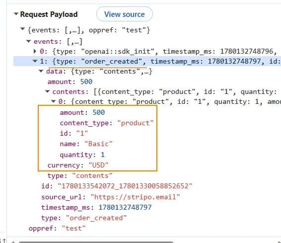 12.28 Ecommerce product payload preview